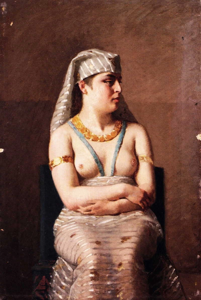 La modella del pittore, 1870